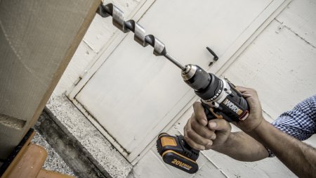 Дрель-шуруповерт ударная WORX WX373.9, аккумуляторная 20V 60Нм, бесщеточная, Без аккумулятора и зарядного устройства