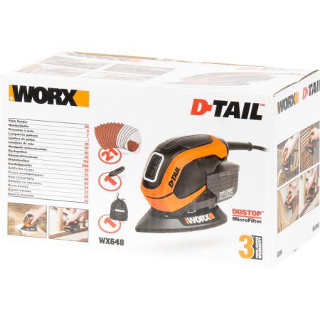 Мультифункциональная шлифмашина WORX D-Tail WX648 электрическая 220V 65Вт