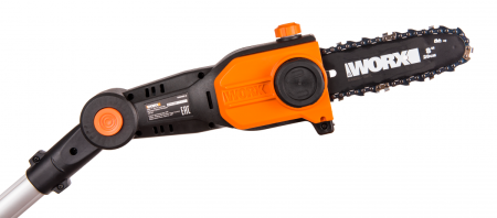 Высоторез-кусторез аккумуляторный WORX WG349E, 20V, 20 см, Без аккумулятора и зарядного устройства