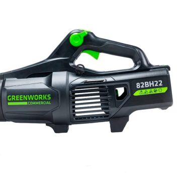 Воздуходув аккумуляторный GREENWORKS GD82ABII 82V 2407007, 82V, бесщеточный, без аккумулятора и ЗУ