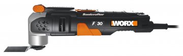 Реноватор WORX WX680 UI F30 Sonicrafter SDS электрический 220V, 350Вт, в кейсе