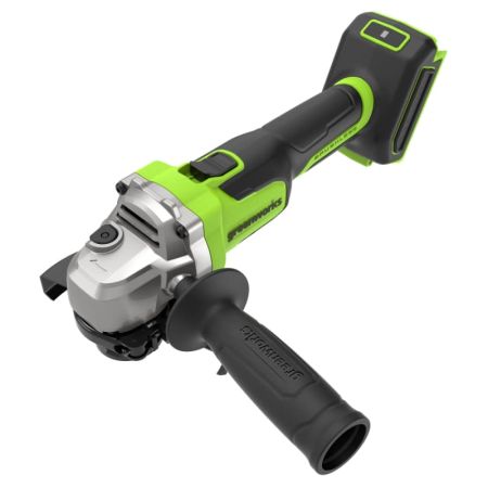 Угловая шлифовальная машина акк. GREENWORKS AG590, 24V, б/щет, 125 мм, 8500 об/мин, Anti-Kickback 