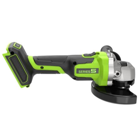 Угловая шлифовальная машина акк. GREENWORKS AG590, 24V, б/щет, 125 мм, 8500 об/мин, Anti-Kickback 