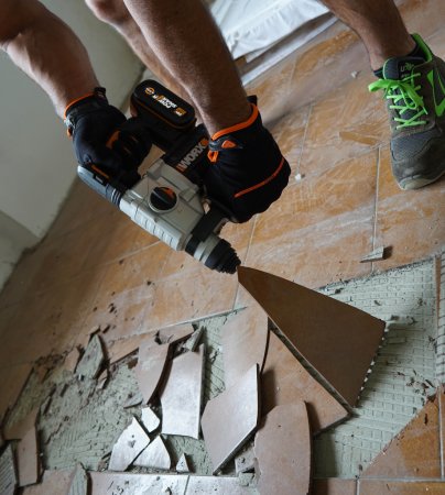 Перфоратор WORX WX392.9 аккумуляторный 20V 2,2Дж, Без аккумулятора и зарядного устройства