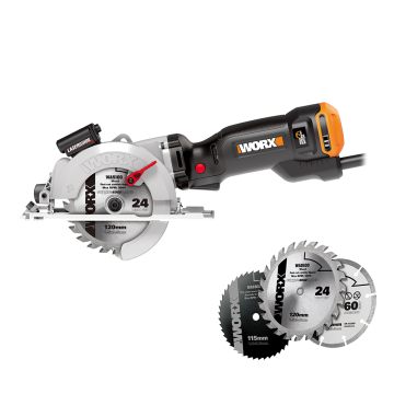 Дисковая пила WORX WX437, 800Вт, 120мм, электрическая