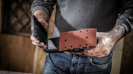 Виброшлифмашина WORX WX641 электрическая 220V, 250Вт