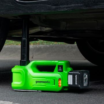 Домкрат автомобильный гидравлический GREENWORKS G24JACK 24V 3401407 аккумуляторный