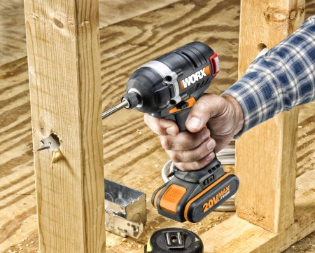 Винтоверт WORX BL WX292.9 аккумуляторный 20V, 175Нм, бесщеточный, 2 аккумулятора по 2 Ач + зарядное устройство, в кейсе