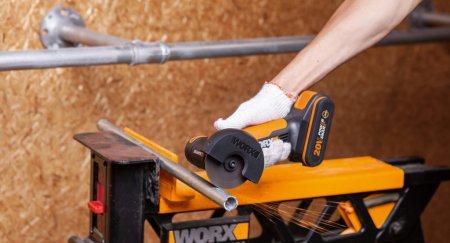 Угловая шлифмашина WORX WX801.9 аккумуляторная 20V, 76мм, Без аккумулятора и зарядного устройства Угловая шлифмашина WORX WX801.9 аккумуляторная 20V, 76мм, Без аккумулятора и зарядного устройства