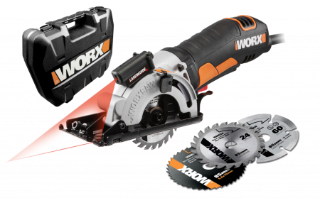 Дисковая пила WORX WX426 электрическая 220V, 400Вт, 85мм, в кейсе