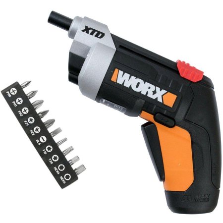 Отвертка WORX WX252 4V XTD аккумуляторная с ЗУ и набором бит (10шт) Отвертка WORX WX252 4V XTD аккумуляторная с ЗУ и набором бит (10шт)