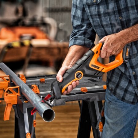 Сабельная пила WORX WX508.9 аккумуляторная 20V, Без аккумулятора и зарядного устройства