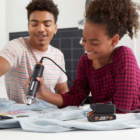 Адаптер WORX WA7160 20V для MAKER X без USB, Без аккумулятора и зарядного устройства