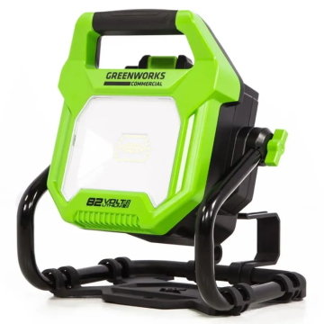 LED-прожектор GREENWORKS G82WLH с гибридным питанием, 82V / 220V, 1250/2500 лм, без аккумулятора и ЗУ